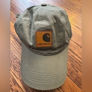 New! Carhartt Canvas Cap. Carhartt Olive Green Men's Cap (NWOT)